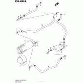 Схема вузла: Система вентиляції бензобака (Sv650L7 E33) для Suzuki SV650
