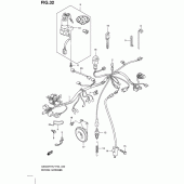 Схема узла: Электропроводка (Gs500h) для Suzuki GS500