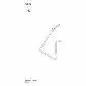 Схема вузла: Підставка для Suzuki RM-Z250