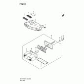 Схема вузла: Задній ліхтар (Стоп-сигнал) для Suzuki GSX-R750