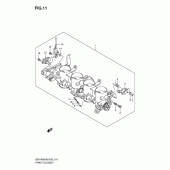 Схема вузла: Дросельна заслінка для Suzuki GSX-R600