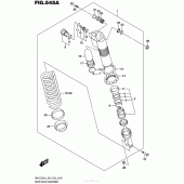 Схема вузла: Задній амортизатор для Suzuki RM-Z250