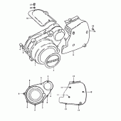 Схема узла: Крышка картера, левая для Suzuki GS1000