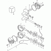 Схема узла: Поворотники (E22) для Suzuki TS125