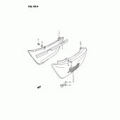 Схема вузла: Бічні панелі (Model k/l/m) для Suzuki VS1400 Intruder 1400