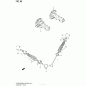 Схема узла: Распредвал & Клапан для Suzuki DR-Z400 DR-Z400SM