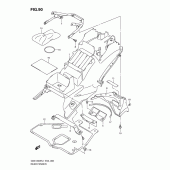 Схема узла: Заднее крыло для Suzuki GSX1300 Hayabusa