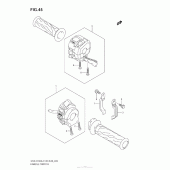 Схема узла: Пульт управления рулевой для Suzuki GSX-R750