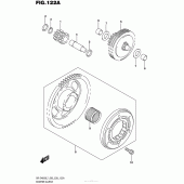 Схема вузла: Привід стартера для Suzuki DR-Z400 DR-Z400S
