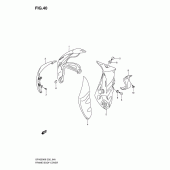 Схема вузла: Бічні панелі (Model k9) для Suzuki SFV650 Gladius