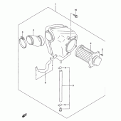 Схема вузла: Повітряний фільтр Suzuki GZ250 Marauder