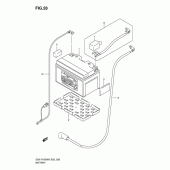 Схема вузла: Акумулятор для Suzuki GSX-R1000