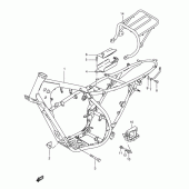 Схема вузла: Рама для Suzuki TS185