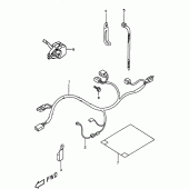 Схема вузла: Електропроводка для Suzuki DR350