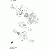 Схема вузла: Привід стартера для Suzuki GSX-S750