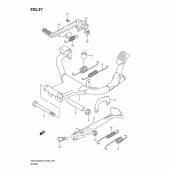 Схема вузла: Підставка для Suzuki GSX1250