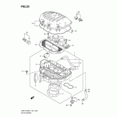 Схема узла: Воздушный фильтр для Suzuki GSX-R1000