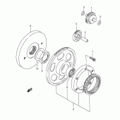 Схема вузла: Привід стартера Suzuki LS650 Boulevard S40