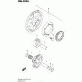 Схема вузла: Привід стартера для Suzuki GSX-R600