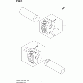 Схема узла: Пульт управления рулевой для Suzuki LS650 Boulevard S40