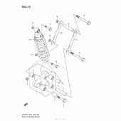 Схема вузла: Важіль прогресії (Vz800L4 E33) для Suzuki VZ800 Boulevard M50