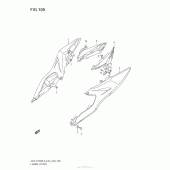 Схема вузла: Бічні панелі (Gsx-R1000L3 E28) для Suzuki GSX-R1000