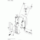 Схема вузла: Радіатор для Suzuki RM-Z250