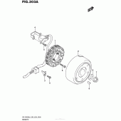 Схема узла: Статор & Ротор для Suzuki DR-Z400 DR-Z400S