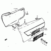Схема вузла: Бічні панелі для Suzuki GS1000