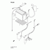 Схема вузла: Акумулятор для Suzuki DL1000 V-Strom