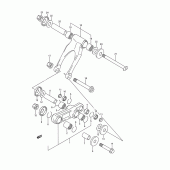 Схема вузла: Важіль прогресії (Model l) для Suzuki RM250