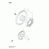 Схема узла: Привод стартера для Suzuki GSX1250