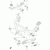 Схема узла: Подставка для Suzuki GSX750