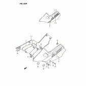 Схема вузла: Бічні панелі (Model k) для Suzuki GSX1100