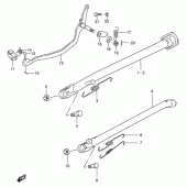 Схема вузла: Підставка для Suzuki DF200