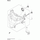 Схема узла: Фара (Gsx-R1000L4 E03) для Suzuki GSX-R1000