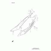 Схема вузла: Бічні панелі (Model y) для Suzuki GS500