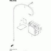 Схема вузла: Акумулятор для Suzuki DR200 DR200S