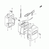 Схема вузла: Акумулятор для Suzuki TS125