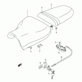 Схема вузла: Сидіння для Suzuki GSX-R600
