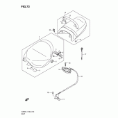 Схема узла: Сиденье для Suzuki VZ800 Intruder M800/ Boulevard M50