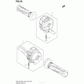 Схема узла: Пульт управления рулевой для Suzuki GSX-R1000