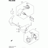 Схема вузла: Turnsignal Lamp (Vzr1800Bzl7 E33) для Suzuki VZR1800 Boulevard M109R BOSS
