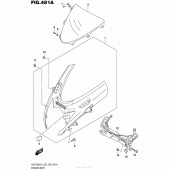 Схема вузла: Передній обтічник Suzuki GSX-R600