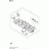 Схема вузла: Throttle Body (Gsx-R600L4 E33) для Suzuki GSX-R600