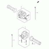 Схема вузла: Пульт управління рульовий для Suzuki RV125
