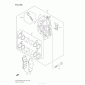 Схема узла: Передний тормозной суппорт (Gsx-R1000L3 E28) для Suzuki GSX-R1000