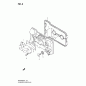 Схема узла: Клапанная крышка для Suzuki AN650 Burgman (EU analogue of SkyWave)