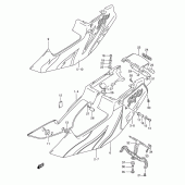 Схема вузла: Бічні панелі (Model n) для Suzuki RGV250