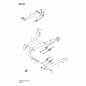 Схема узла: Подставка для Suzuki GS500